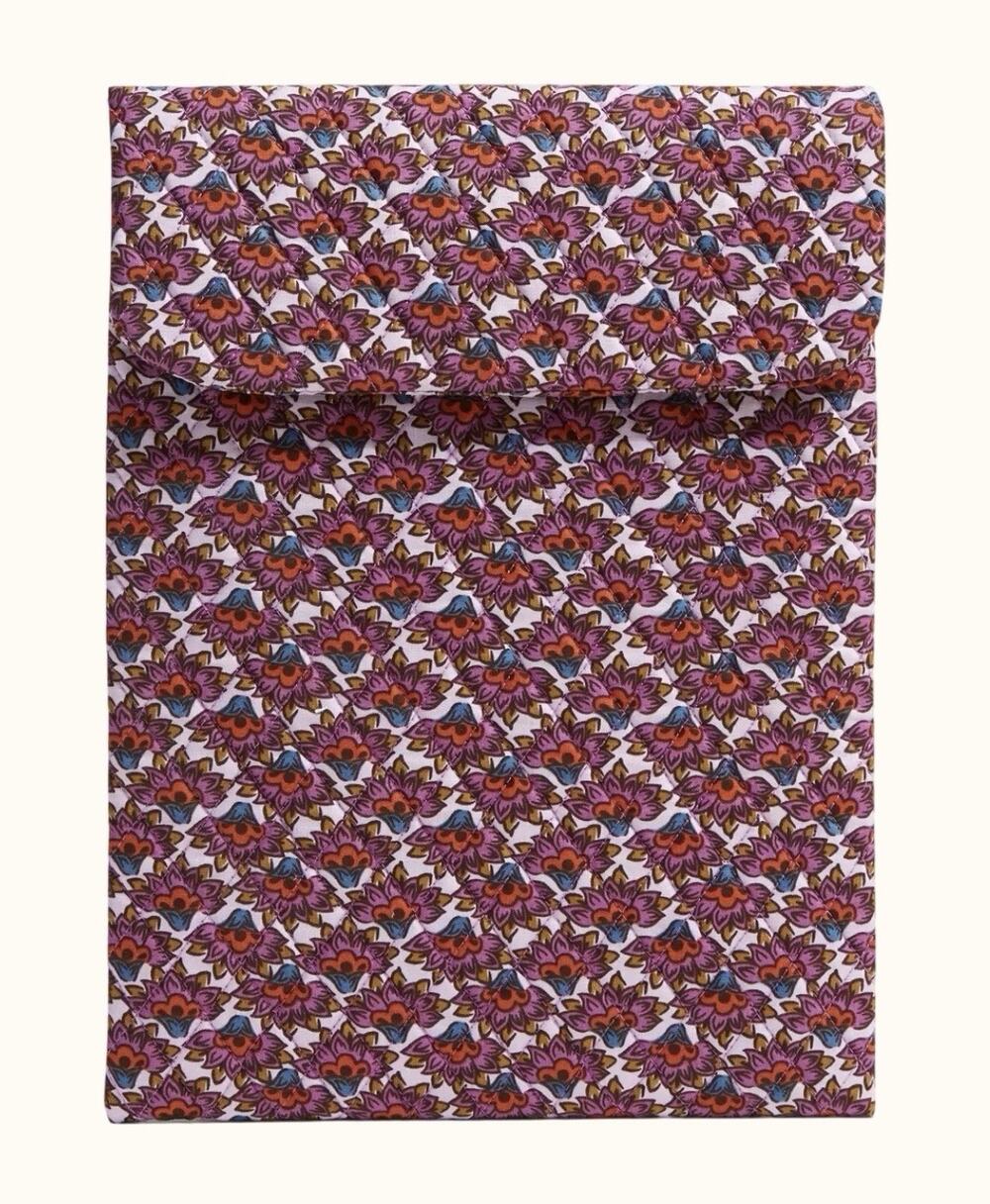 NWT Vera Bradley Large Tech Sleeve in Scaevola Fan for 15” Laptop Tablet Travel